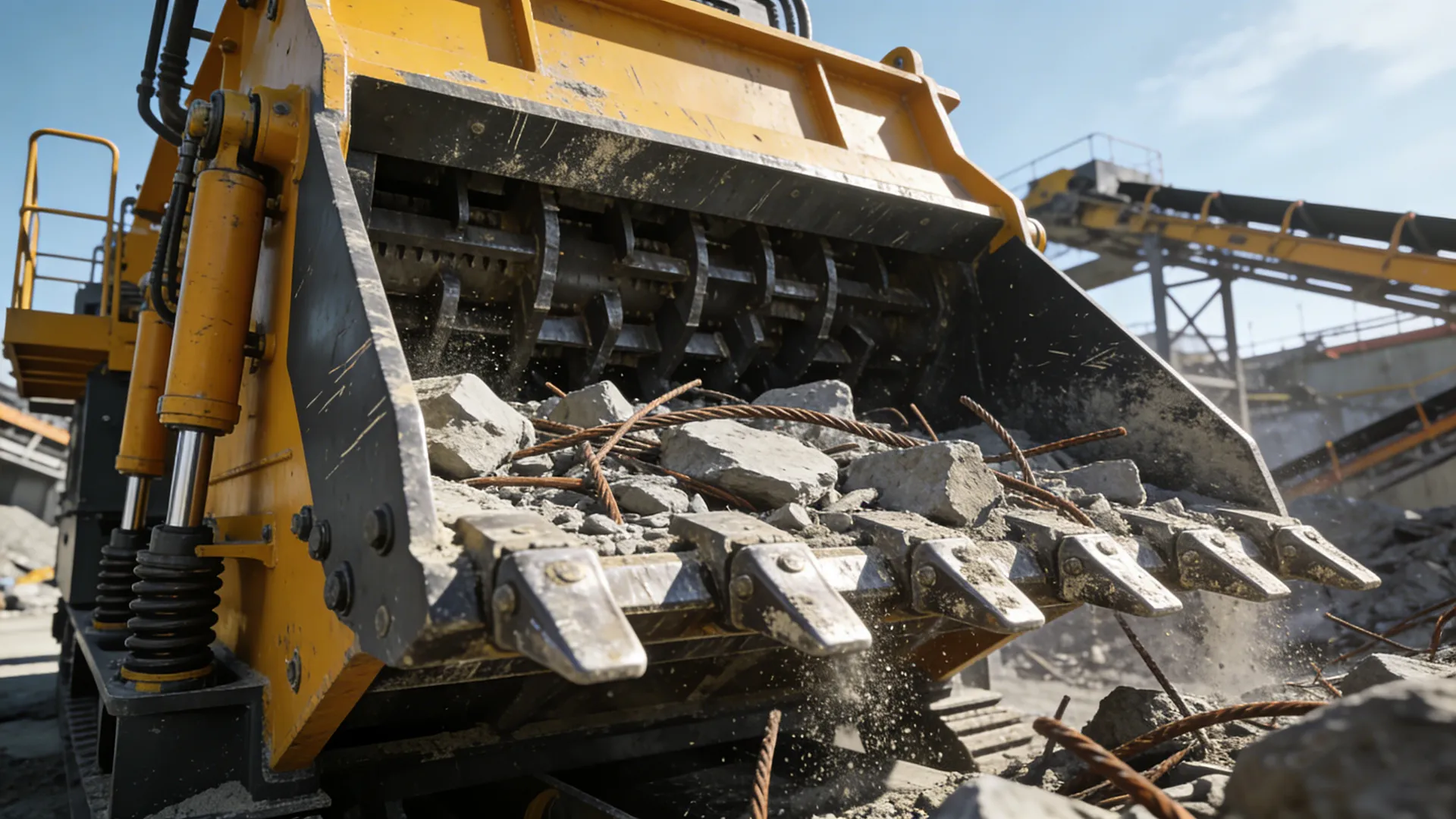 Building Materials and Municipal Equipment Hydraulic Cylinder Application