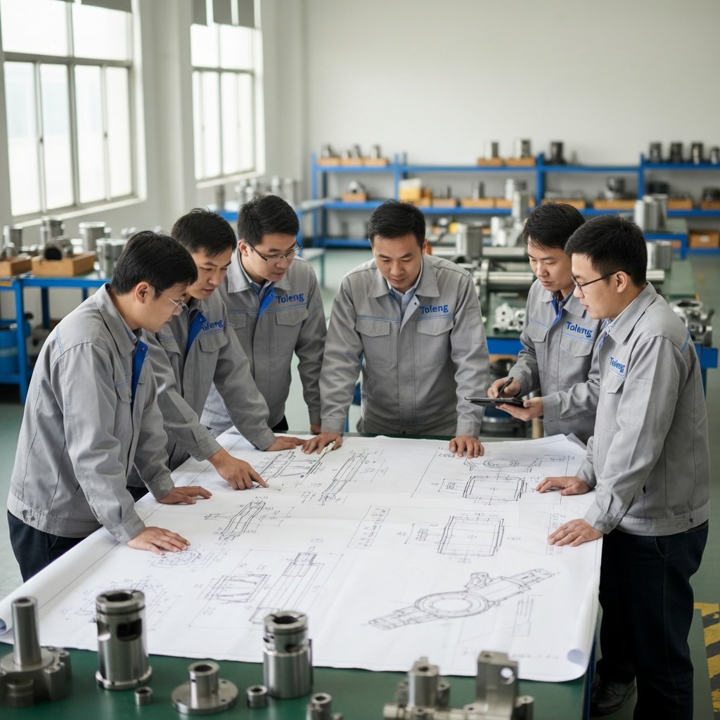 Toleng Hydraulics engineering and manufacturing team